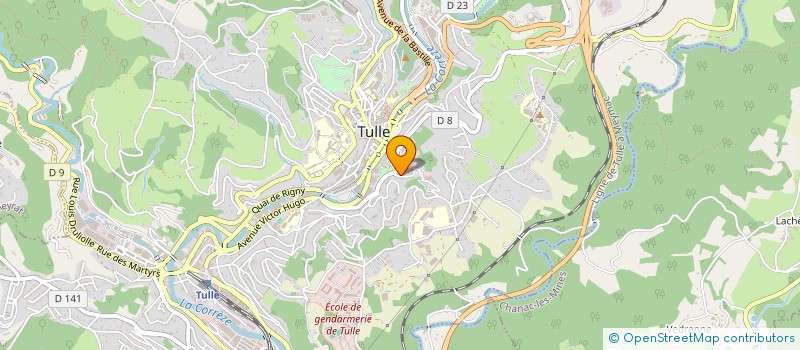 localisation de l'entreprise SERVICE RESERVATION VENTE LOISIR ACCUEIL à TULLE