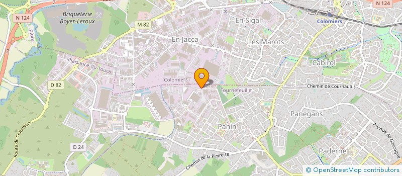 localisation de l'entreprise SERVICE RESTAURATION MIDI-PYRENEES à TOURNEFEUILLE
