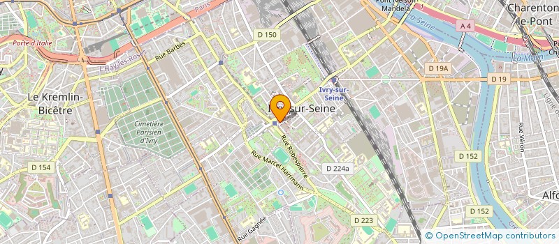 localisation de l'entreprise SERVICE RESTAURATION TRAITEUR à IVRY-SUR-SEINE