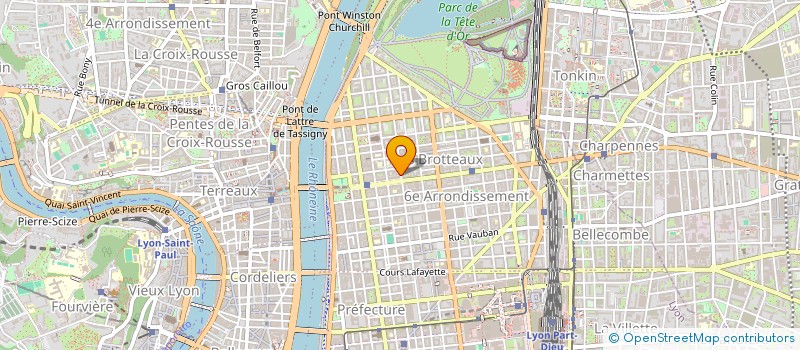 localisation de l'entreprise SERVICE RHONE ALPES à LYON