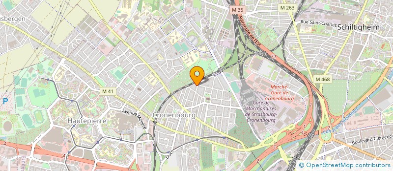 localisation de l'entreprise SERVICE'S à STRASBOURG
