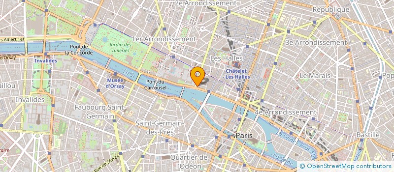 localisation de l'entreprise SERVICE SANTE ARC EN CIEL à PARIS