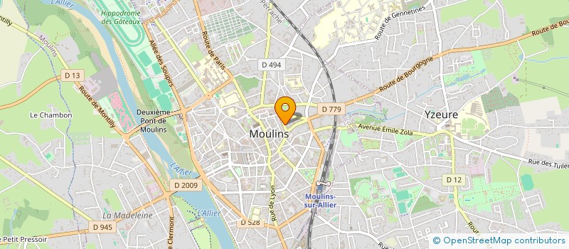 localisation de l'entreprise SERVICE SECOUR AIDES FONCT MINIST INTERI à MOULINS