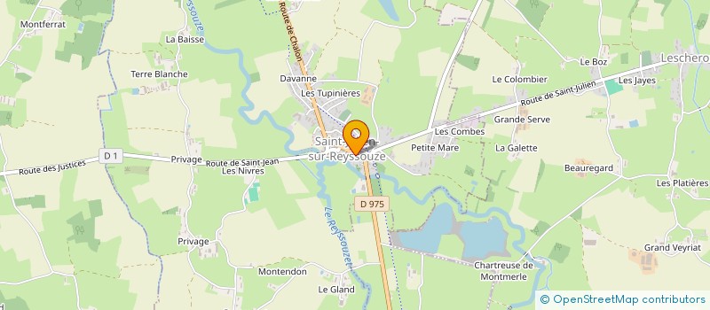 localisation de l'entreprise SERVICE SECURITE BRESSAN  SAINT-JULIEN-SUR-REYSSOUZE