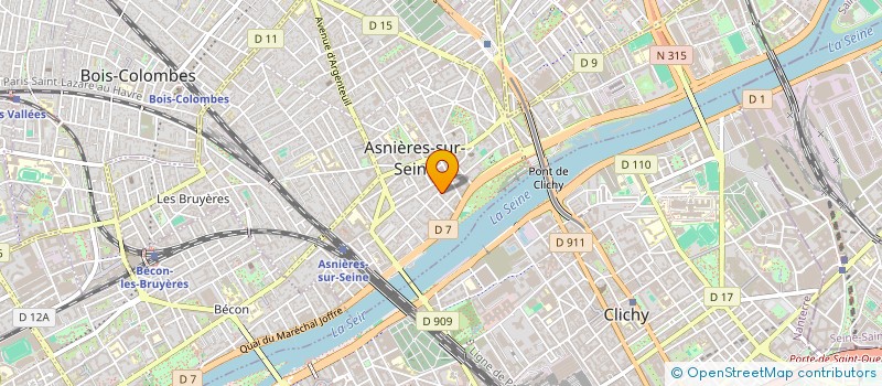 localisation de l'entreprise SERVICE SHUTTLE TAXI  ASNIERES-SUR-SEINE