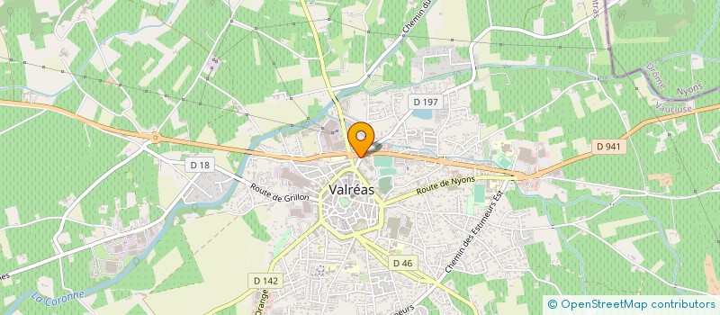 localisation de l'entreprise SERVICE SOINS A DOMICILE DE L ENCLAVE à VALREAS