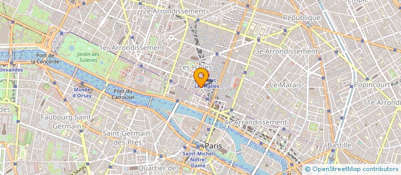 localisation de l'entreprise SERVICE SOLUTION TELECOM à PARIS