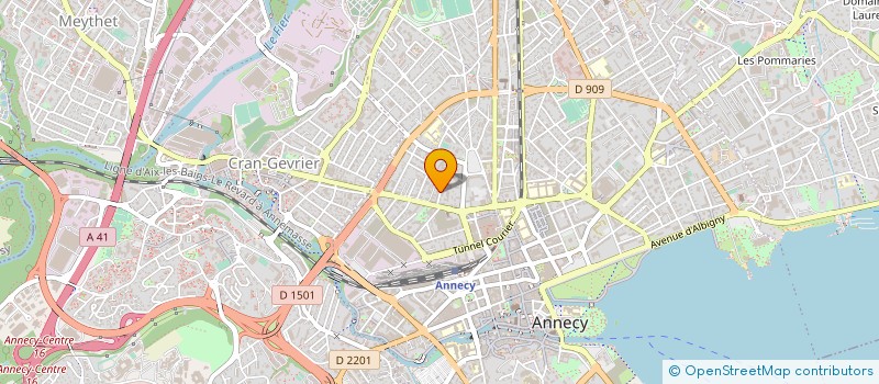 localisation de l'entreprise SERVICE TAXI PLUS à ANNECY