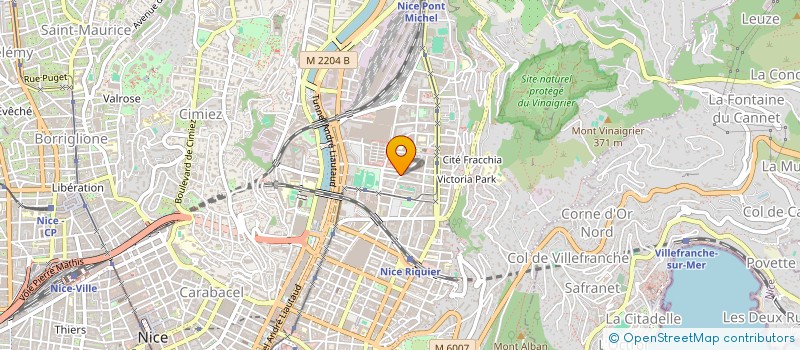 localisation de l'entreprise SERVICE TCE à NICE