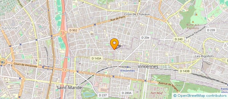 localisation de l'entreprise SERVICE TECH COMMERCIAL BUREAUTIQUE à MONTREUIL