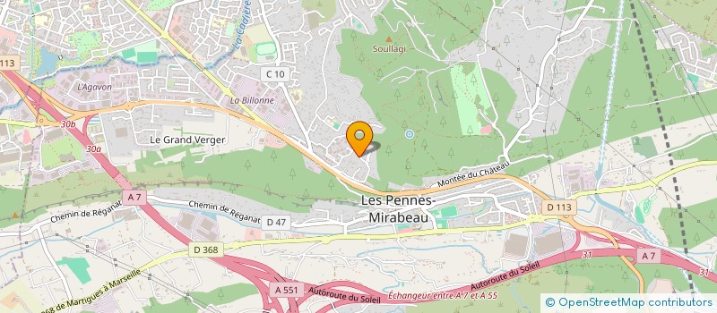 localisation de l'entreprise SERVICE TECHNIQUE DE BOULANGERIE à LES PENNES MIRABEAU