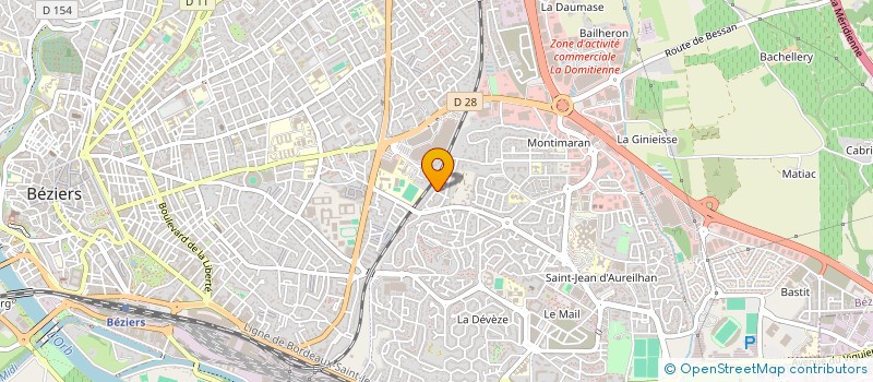 localisation de l'entreprise SERVICE TECHNIQUE DENTAIRE à BEZIERS