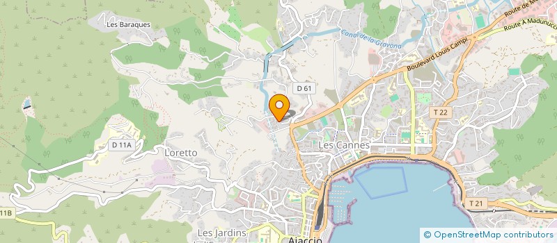 localisation de l'entreprise SERVICE TECHNIQUE DES BIERES CORSES à AJACCIO