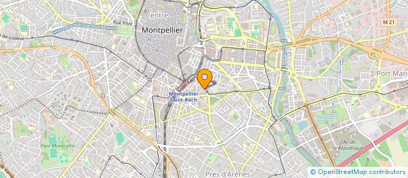 localisation de l'entreprise SERVICE TECHNIQUE HIFI à MONTPELLIER