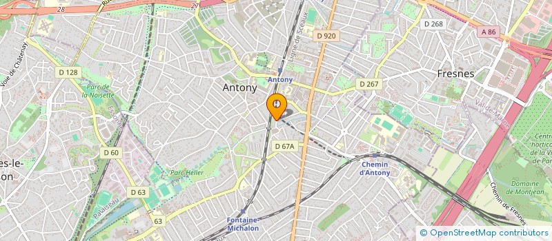 localisation de l'entreprise SERVICE TECHNIQUE MAINTENANCE CHAUFFAGE CLIMATISATION (STM2C) à ANTONY