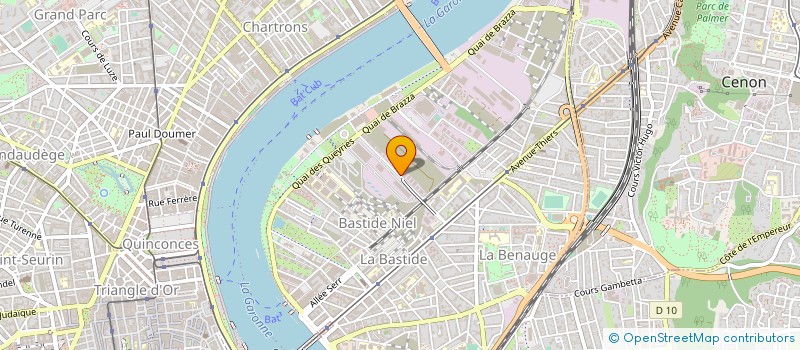localisation de l'entreprise SERVICE TECHNIQUE REGIONAL AQUITAINE à BORDEAUX