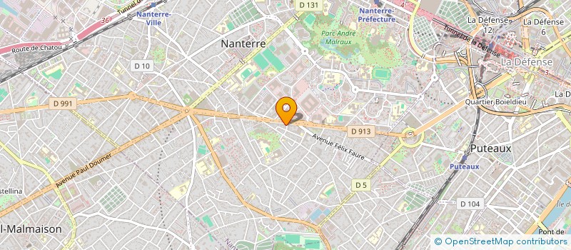 localisation de l'entreprise SERVICE TECHNOLOGIE INFORMATIQUE MAINTENANCE PLUS à NANTERRE