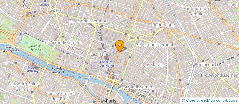 localisation de l'entreprise SERVICE TELECOM à PARIS