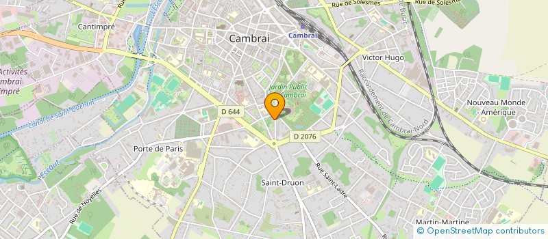 localisation de l'entreprise SERVICE TERTIAIRE à CAMBRAI