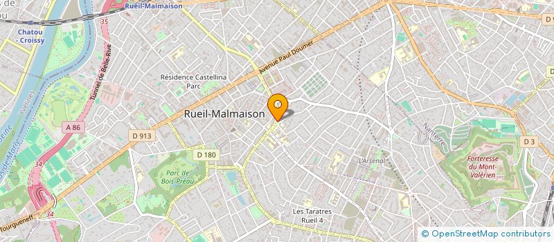localisation de l'entreprise SERVICE TOP à RUEIL-MALMAISON