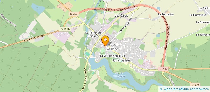 localisation de l'entreprise SERVICE TOURAINE RONDEAU à CHATEAU-LA-VALLIERE