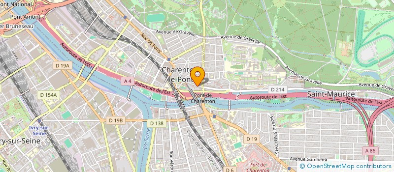 localisation de l'entreprise SERVICE TOURISME COLLECTIVITES à CHARENTON-LE-PONT