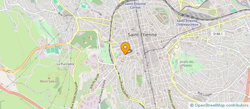 localisation de l'entreprise SERVICE TRAITEUR TSHUAMBE DINA  SAINT-ETIENNE