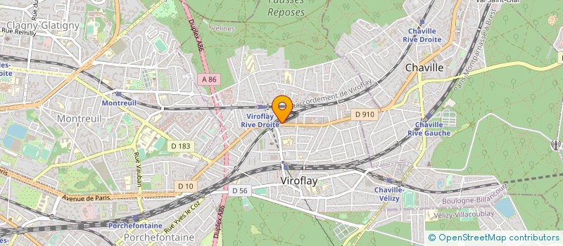 localisation de l'entreprise SERVICE TRANSPORT à VIROFLAY