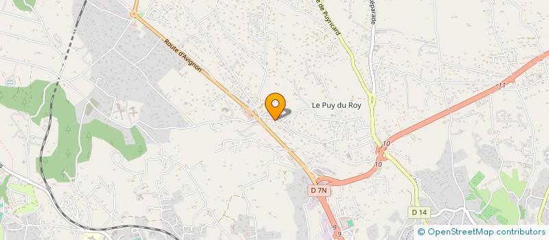 localisation de l'entreprise SERVICE TRANSPORT NEGOCE LOCATION à AIX-EN-PROVENCE