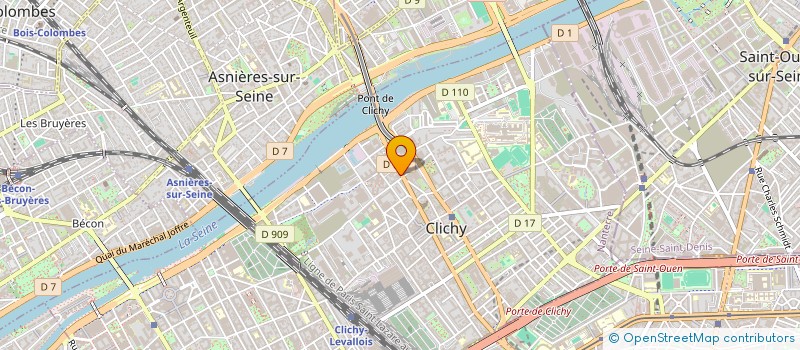 localisation de l'entreprise SERVICE TRANSPORTS LUXURY à CLICHY
