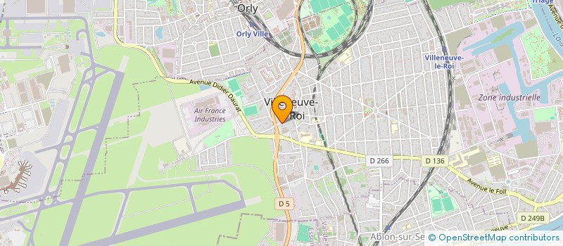 localisation de l'entreprise SERVICE TRAVAUX BATIMENT ENTRETIEN à VILLENEUVE-LE-ROI