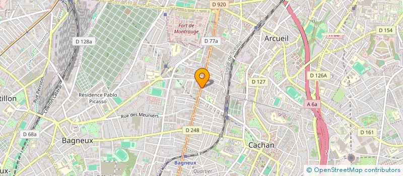 localisation de l'entreprise SERVICE TUTELAIRE LE COLIBRI DU VAL DE MARNE  CACHAN