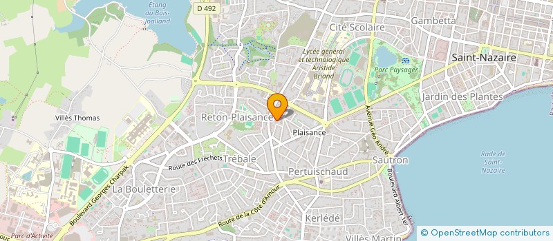 localisation de l'entreprise SERVICE URGENCE INSERTION SOCIALE à SAINT-NAZAIRE