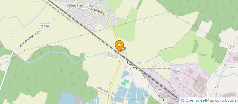 localisation de l'entreprise SERVICE USINAGE METALLISATION  VILLIERS-EN-LIEU