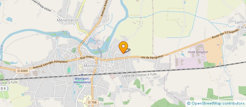 localisation de l'entreprise SERVICE USINAGE MONTPONNAIS à MONTPON-MENESTEROL