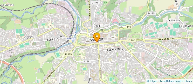 localisation de l'entreprise SERVICE VACHERS REMPLACEMENT  SAINT-LO