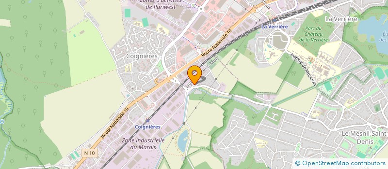 localisation de l'entreprise SERVICE VOITURAGE AUTOMOBILE à COIGNIERES