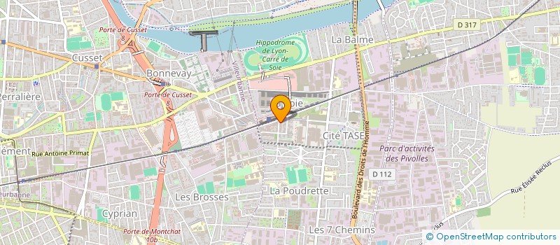 localisation de l'entreprise SERVICEFLOW  VAULX-EN-VELIN