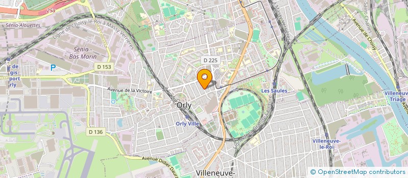 localisation de l'entreprise SERVICEO  ORLY