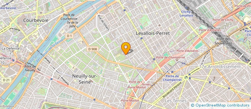 localisation de l'entreprise SERVICEPLAN SOLUTIONS FRANCE à NEUILLY-SUR-SEINE