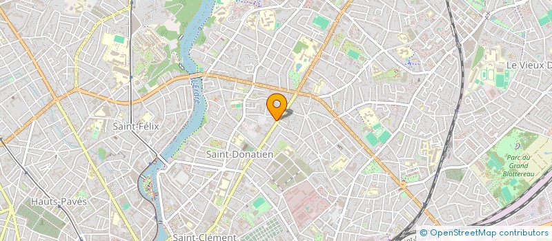 localisation de l'entreprise SERVICES + à NANTES