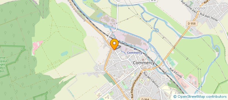 localisation de l'entreprise SERVICES + à COMMERCY