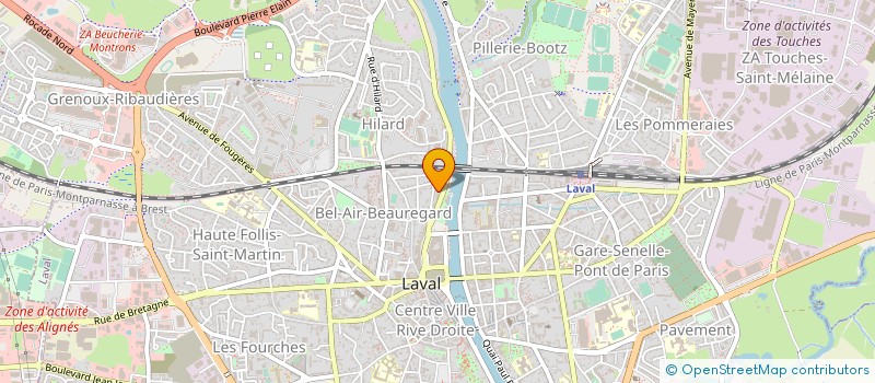 localisation de l'entreprise SERVICES 53 à LAVAL