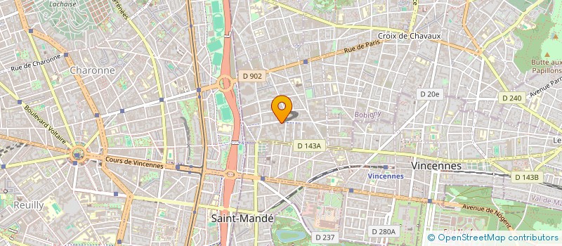 localisation de l'entreprise SERVICES + à MONTREUIL