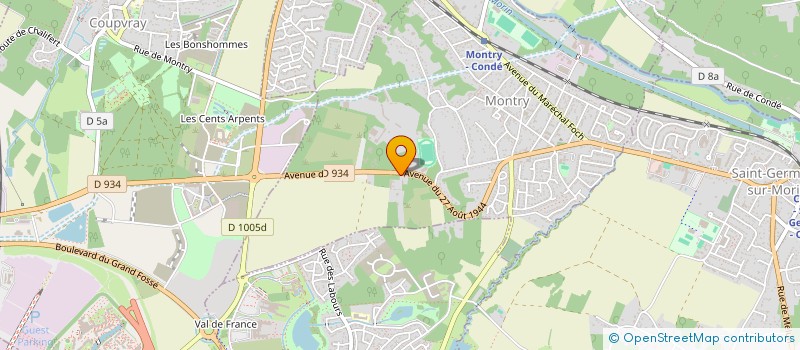 localisation de l'entreprise SERVICES A D'HOM  MONTRY