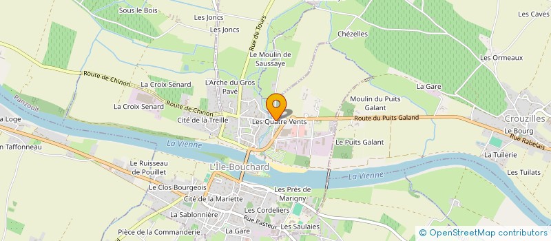 localisation de l'entreprise SERVICES A DOMICILE DU BOURCHARDAIS à L'ILE-BOUCHARD