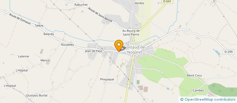 localisation de l'entreprise SERVICES A LA PERSONNE UNE BELLE HISTOIRE à GONTAUD-DE-NOGARET