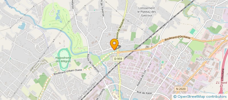 localisation de l'entreprise SERVICES ACCOMPAGNEMENT ADMINISTRATIF ET INFORMATIQUE  MONTAUBAN