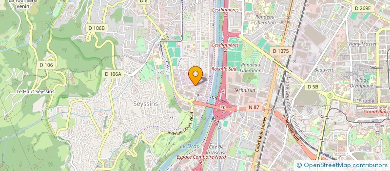 localisation de l'entreprise SERVICES ACTION à SEYSSINS