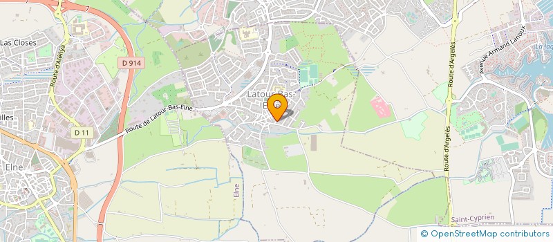 localisation de l'entreprise SERVICES AGRICOLES ET JARDINAGE  CORNEILLA-DEL-VERCOL